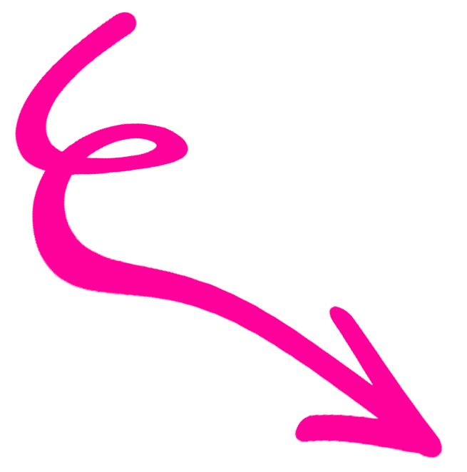 Virtual Work Wife - Abstract pink swirl design on transparent background with tidy tagging.